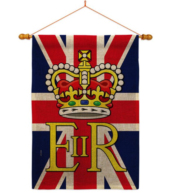 Elizabeth Reginal II - Expression Inspirational Vertical Impressions Decorative Flags HG180313 Made In USA - Image 42