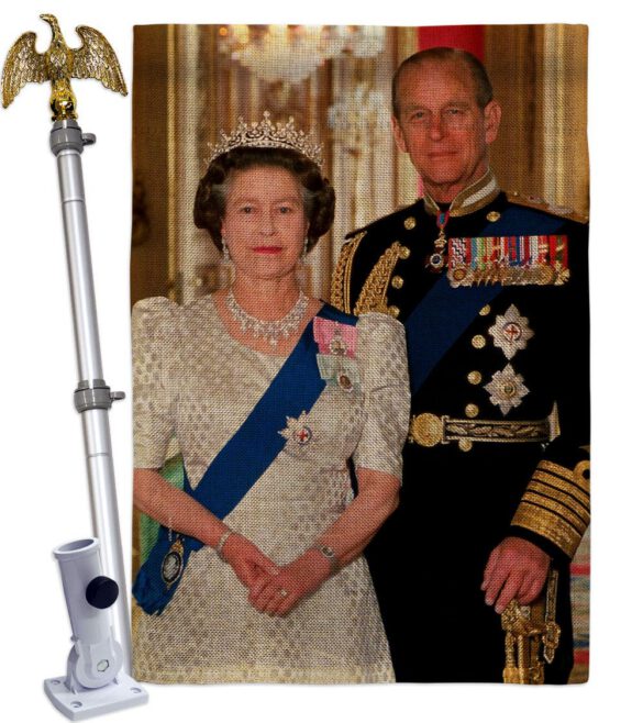 British Remarkable Couple - Expression Inspirational Vertical Impressions Decorative Flags HG180320 Made In USA - Image 41