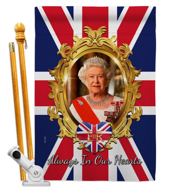 Always In our Heart - Expression Inspirational Vertical Impressions Decorative Flags HG180323 Made In USA - Image 6