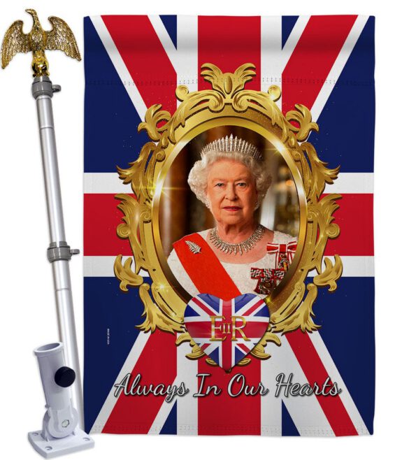 Always In our Heart - Expression Inspirational Vertical Impressions Decorative Flags HG180323 Made In USA - Image 21