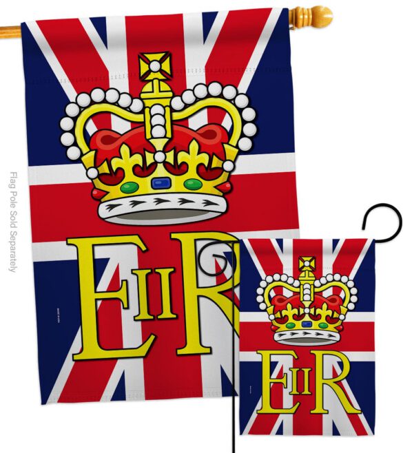 Elizabeth Reginal II - Expression Inspirational Vertical Impressions Decorative Flags HG180313 Made In USA - Image 3