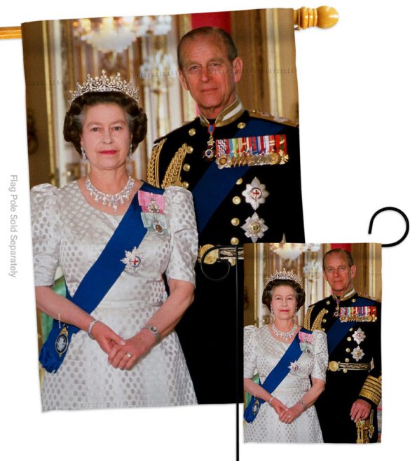 British Remarkable Couple - Expression Inspirational Vertical Impressions Decorative Flags HG180320 Made In USA - Image 3