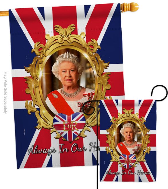 Always In our Heart - Expression Inspirational Vertical Impressions Decorative Flags HG180323 Made In USA - Image 4
