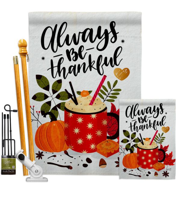 Always Thankful - Thanksgiving Fall Vertical Impressions Decorative Flags HG137591 Made In USA - Image 7