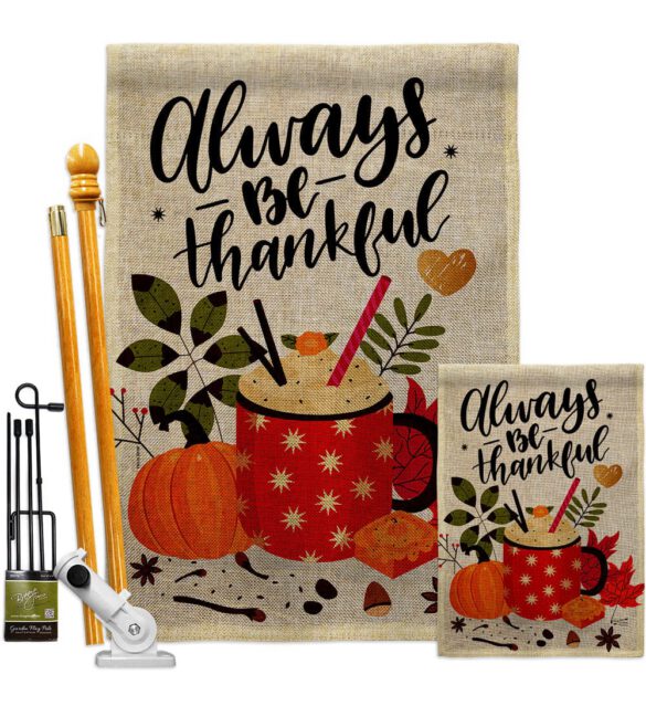 Always Thankful - Thanksgiving Fall Vertical Impressions Decorative Flags HG137591 Made In USA - Image 19