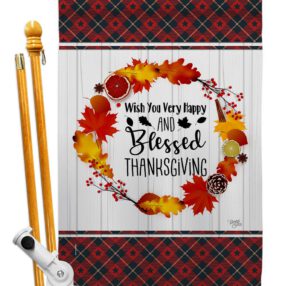 House Flag Thanksgiving HS113085