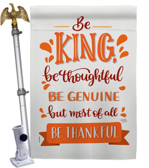 Be Thanksful - Thanksgiving Fall Vertical Impressions Decorative Flags HG113089 Made In USA - Image 7