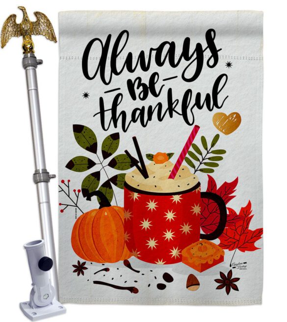 Always Thankful - Thanksgiving Fall Vertical Impressions Decorative Flags HG137591 Made In USA - Image 12