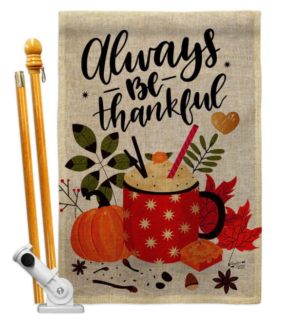 Always Thankful - Thanksgiving Fall Vertical Impressions Decorative Flags HG137591 Made In USA - Image 18