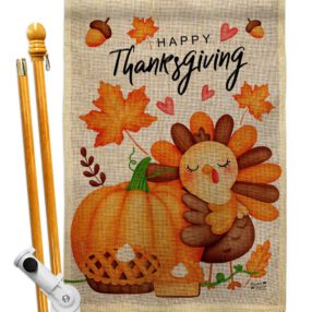 House Flag Thanksgiving HS137629 B