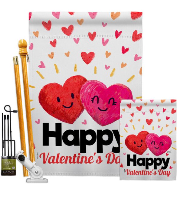 Heart in Love - Valentines Spring Vertical Impressions Decorative Flags HG137348 Made In USA - Image 6
