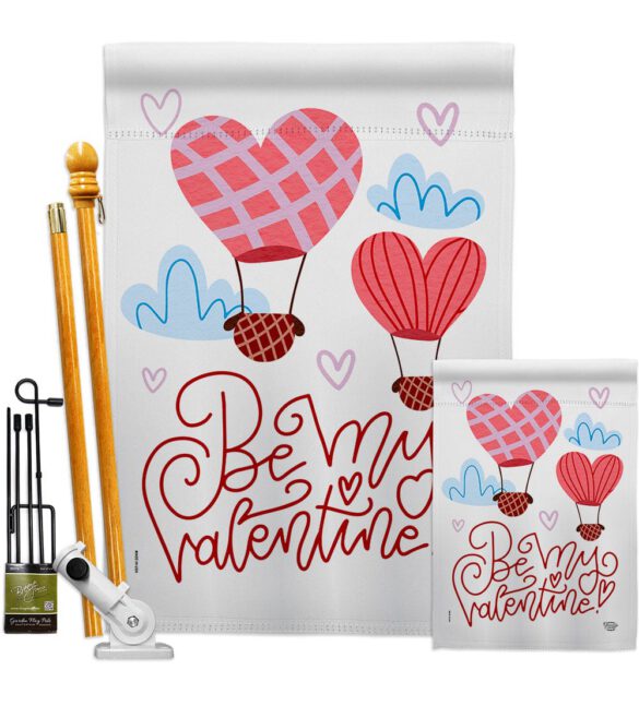 Be My Valentine - Valentines Spring Vertical Impressions Decorative Flags HG192415 Made In USA - Image 7