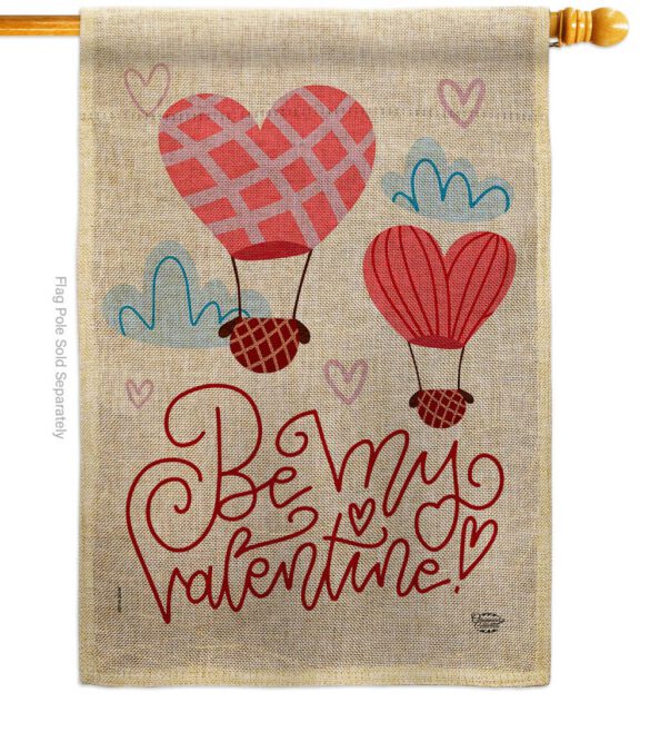 Be My Valentine - Valentines Spring Vertical Impressions Decorative Flags HG192415 Made In USA - Image 13