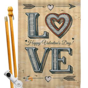 House Flag Valentines HS101061