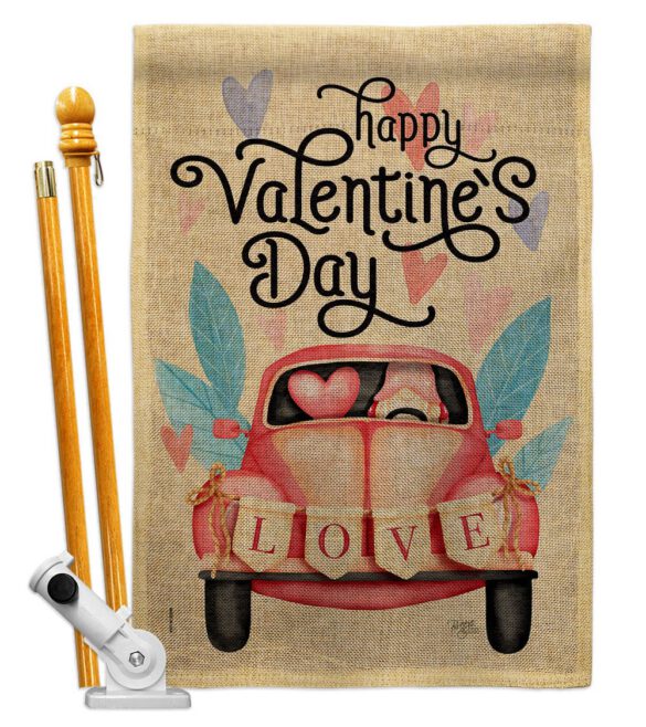 Gnome Delivery Love - Valentines Spring Vertical Impressions Decorative Flags HG101071 Made In USA - Image 15