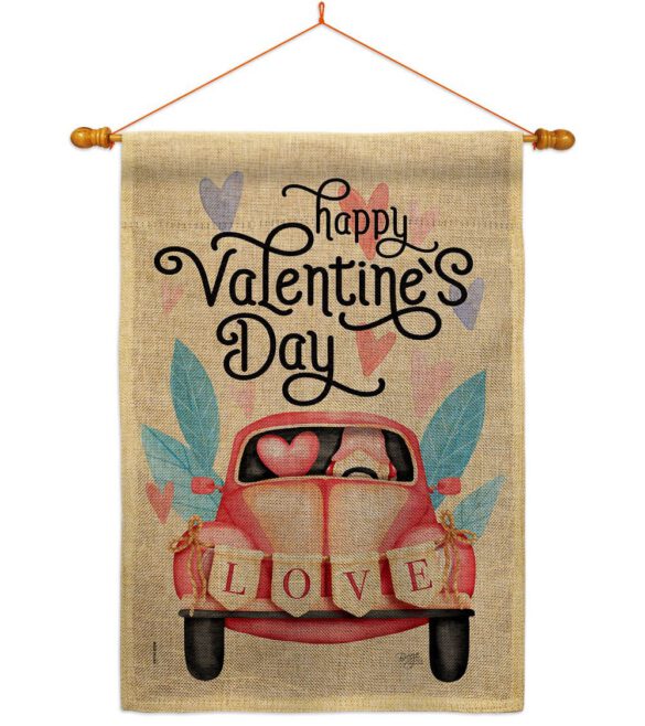 Gnome Delivery Love - Valentines Spring Vertical Impressions Decorative Flags HG101071 Made In USA - Image 20