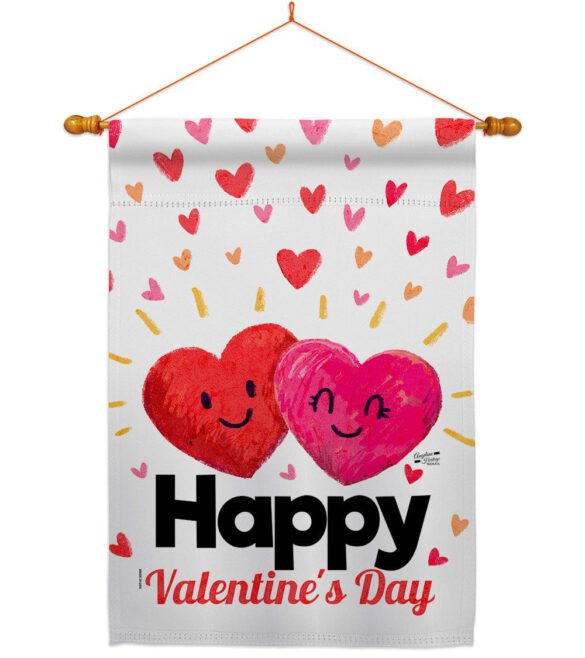 Heart in Love - Valentines Spring Vertical Impressions Decorative Flags HG137348 Made In USA - Image 10