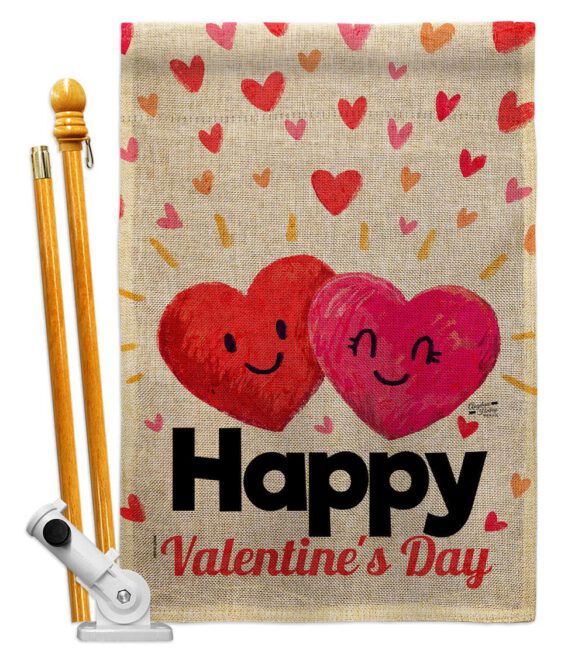 Heart in Love - Valentines Spring Vertical Impressions Decorative Flags HG137348 Made In USA - Image 15