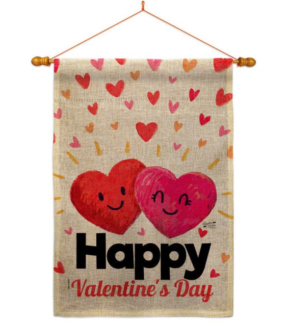 Heart in Love - Valentines Spring Vertical Impressions Decorative Flags HG137348 Made In USA - Image 20
