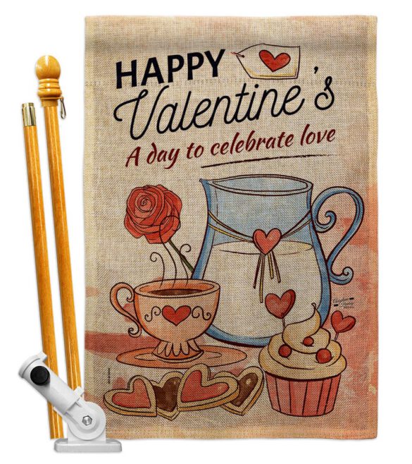 Day to Celebrate Love - Valentines Spring Vertical Impressions Decorative Flags HG137395 Made In USA - Image 15