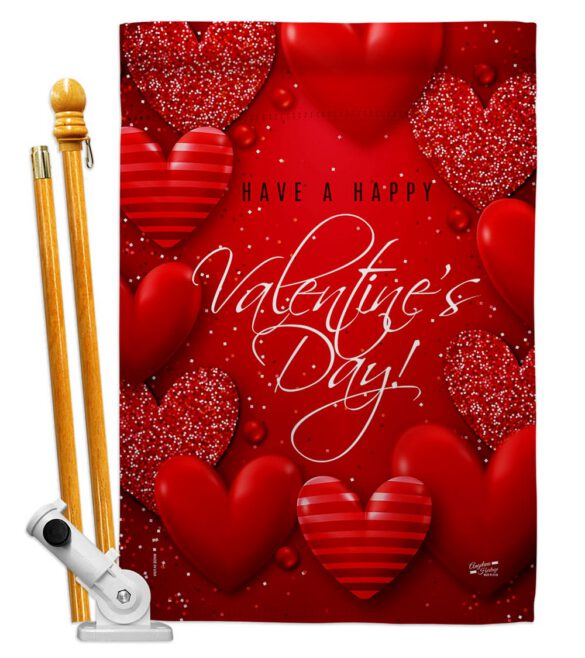 All of Heart - Valentines Spring Vertical Impressions Decorative Flags HG137398 Made In USA - Image 6