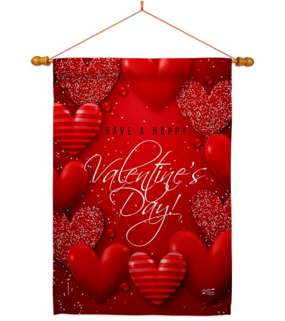 All of Heart - Valentines Spring Vertical Impressions Decorative Flags HG137398 Made In USA - Image 11