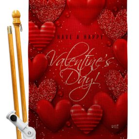 House Flag Valentines HS137398 B