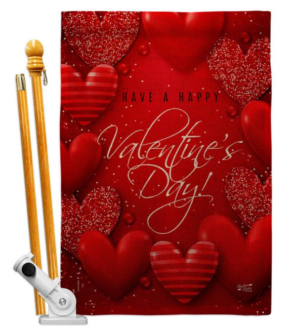 All of Heart - Valentines Spring Vertical Impressions Decorative Flags HG137398 Made In USA - Image 16