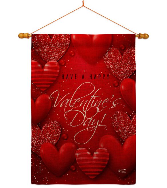 All of Heart - Valentines Spring Vertical Impressions Decorative Flags HG137398 Made In USA - Image 21