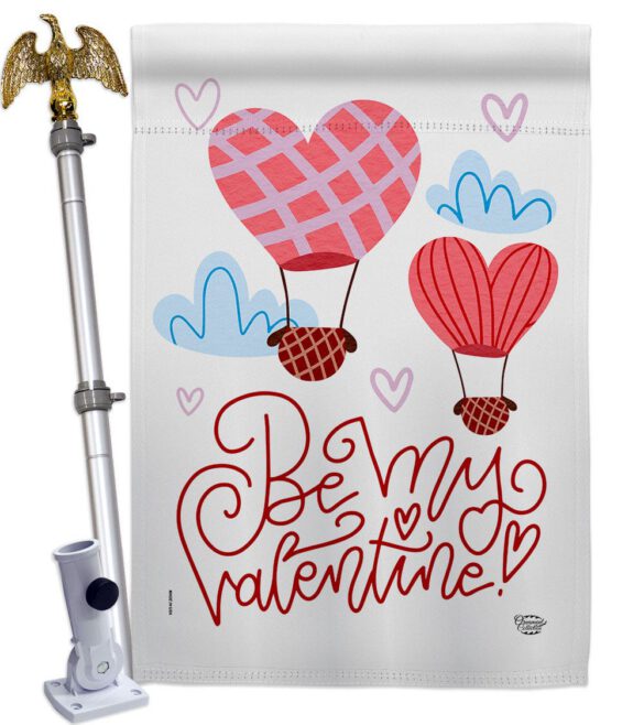 Be My Valentine - Valentines Spring Vertical Impressions Decorative Flags HG192415 Made In USA - Image 10
