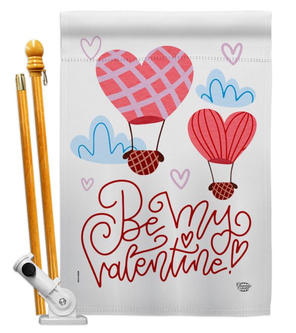 Be My Valentine - Valentines Spring Vertical Impressions Decorative Flags HG192415 Made In USA - Image 6
