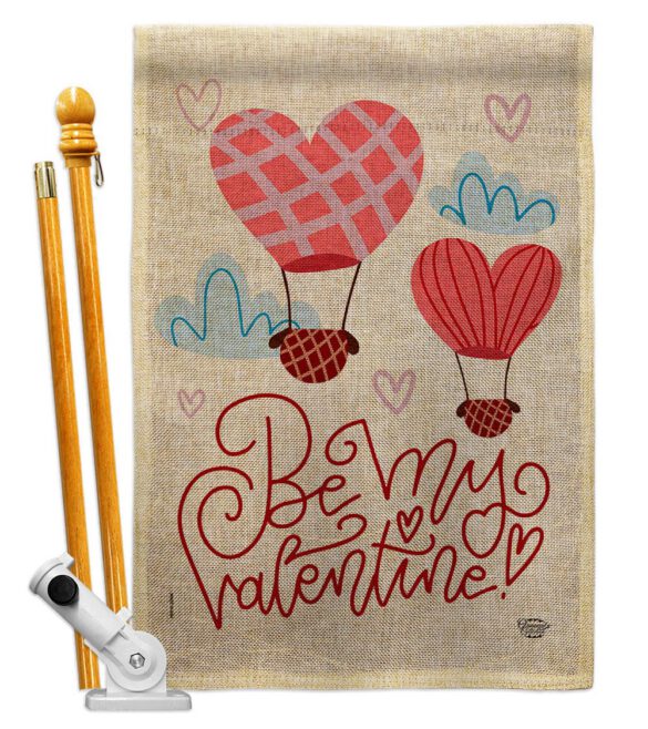 Be My Valentine - Valentines Spring Vertical Impressions Decorative Flags HG192415 Made In USA - Image 16