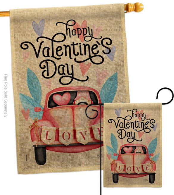 Gnome Delivery Love - Valentines Spring Vertical Impressions Decorative Flags HG101071 Made In USA - Image 13