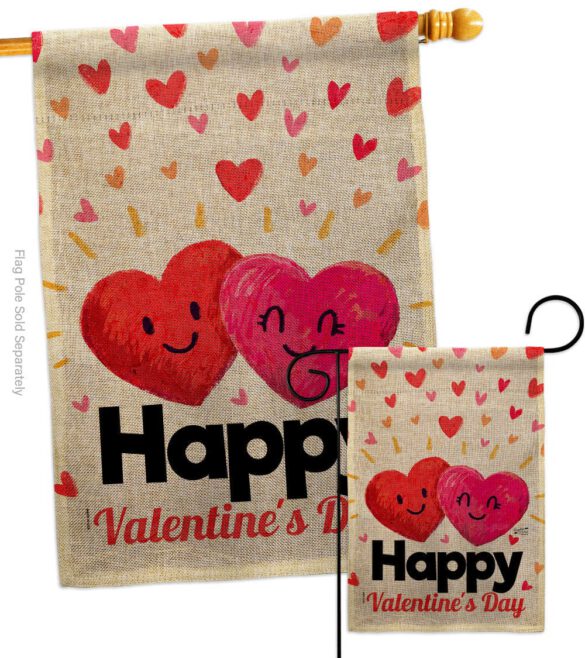 Heart in Love - Valentines Spring Vertical Impressions Decorative Flags HG137348 Made In USA - Image 13