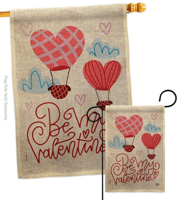 Be My Valentine - Valentines Spring Vertical Impressions Decorative Flags HG192415 Made In USA - Image 14