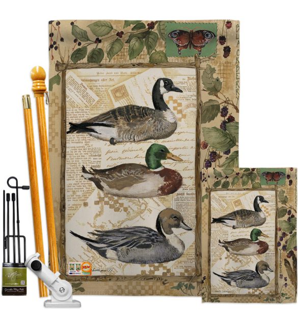 Ducks and Geese - Wildlife Nature Vertical Impressions Decorative Flags HG110108 Made In USA - Image 6