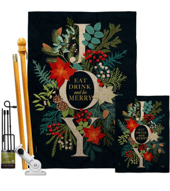 Be merry - Winter Wonderland Winter Vertical Impressions Decorative Flags HG114251 Made In USA - Image 19