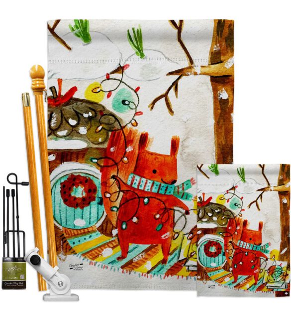 Decorating Christmas - Winter Wonderland Winter Vertical Impressions Decorative Flags HG130000 Made In USA - Image 6