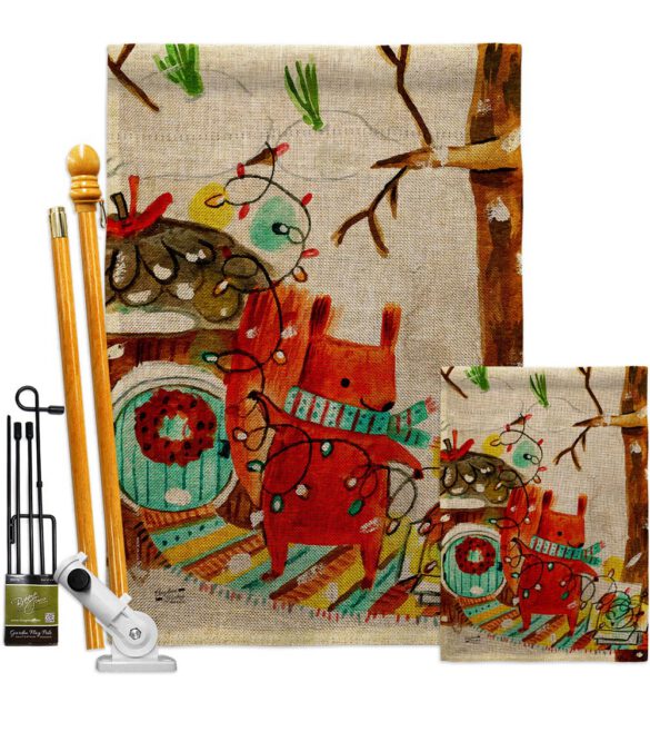 Decorating Christmas - Winter Wonderland Winter Vertical Impressions Decorative Flags HG130000 Made In USA - Image 18