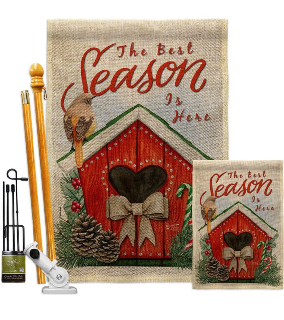 Best Season - Winter Wonderland Winter Vertical Impressions Decorative Flags HG137353 Made In USA - Image 16