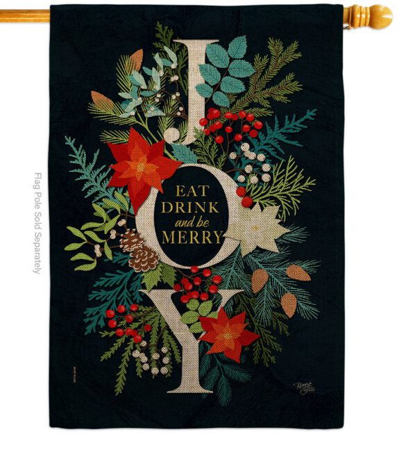 Be merry - Winter Wonderland Winter Vertical Impressions Decorative Flags HG114251 Made In USA - Image 15