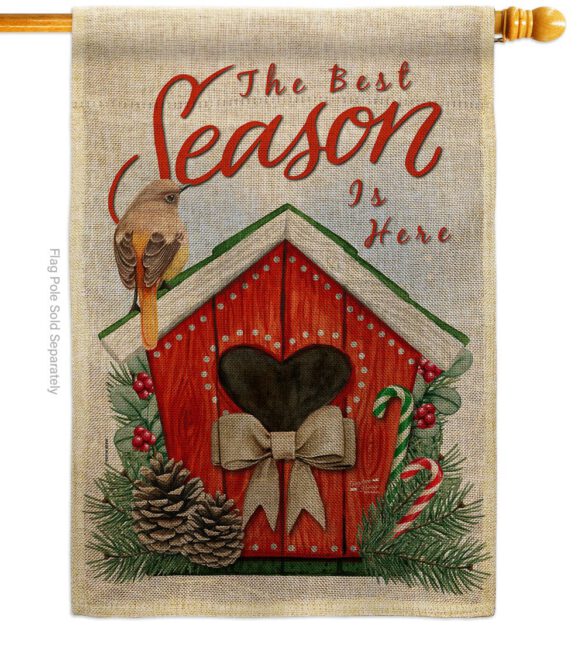 Best Season - Winter Wonderland Winter Vertical Impressions Decorative Flags HG137353 Made In USA - Image 12