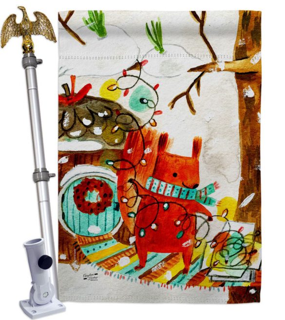 Decorating Christmas - Winter Wonderland Winter Vertical Impressions Decorative Flags HG130000 Made In USA - Image 11