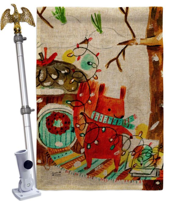 Decorating Christmas - Winter Wonderland Winter Vertical Impressions Decorative Flags HG130000 Made In USA - Image 23