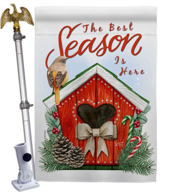 Best Season - Winter Wonderland Winter Vertical Impressions Decorative Flags HG137353 Made In USA - Image 9