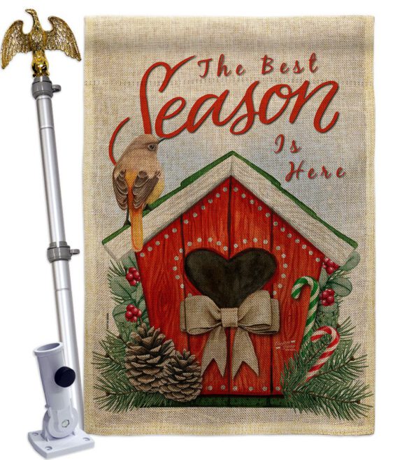Best Season - Winter Wonderland Winter Vertical Impressions Decorative Flags HG137353 Made In USA - Image 19