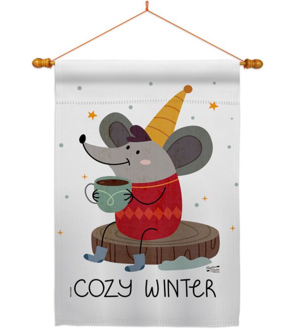 Cozy Winter - Winter Wonderland Winter Vertical Impressions Decorative Flags HG137373 Made In USA - Image 10