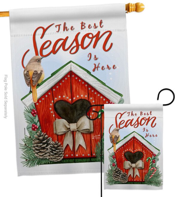 Best Season - Winter Wonderland Winter Vertical Impressions Decorative Flags HG137353 Made In USA - Image 3