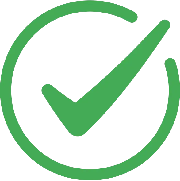 Replacement & Refund Policy 1 tick icon