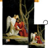 Agony in the Garden - Faith & Religious Inspirational Vertical Impressions Decorative Flags HG192079 Made In USA